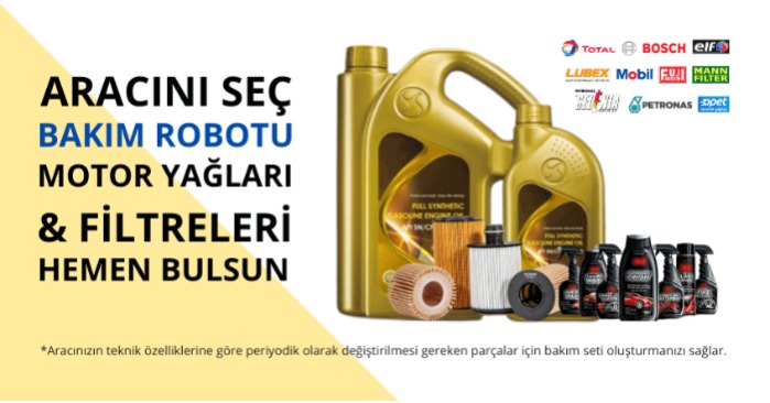 Periyodik Bakım Robotu ile Motor Yağı ve Filtrelere Tek Sefe