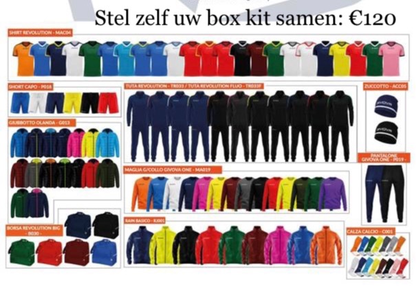 Stel zelf uw box kit samen