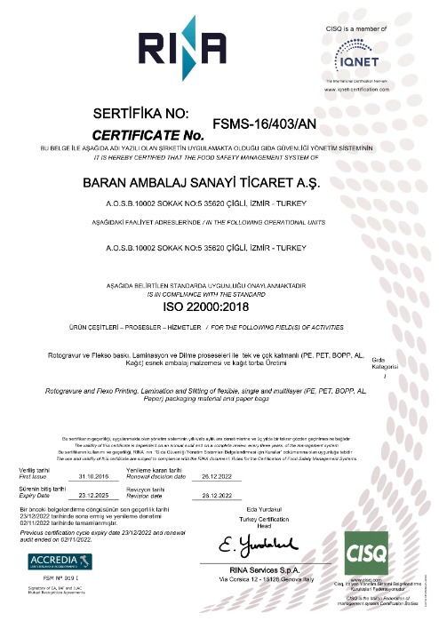 ISO 22000:2018