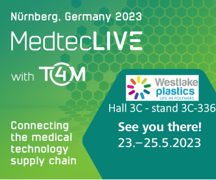 Westlake Plastics stellt auf MedtecLIVE T4M aus!