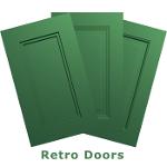 Retro kitchen cupboard doors